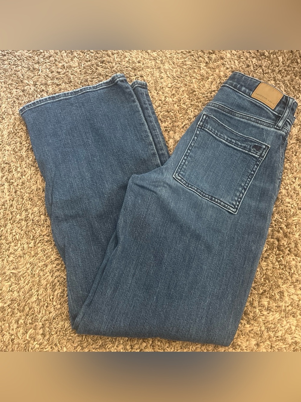 American Eagle Outfitters women’s  Medium Blue wide leg Jeans